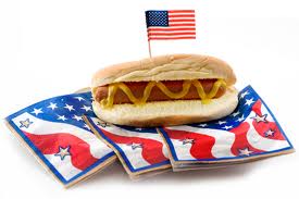 Flag And hot Dog
