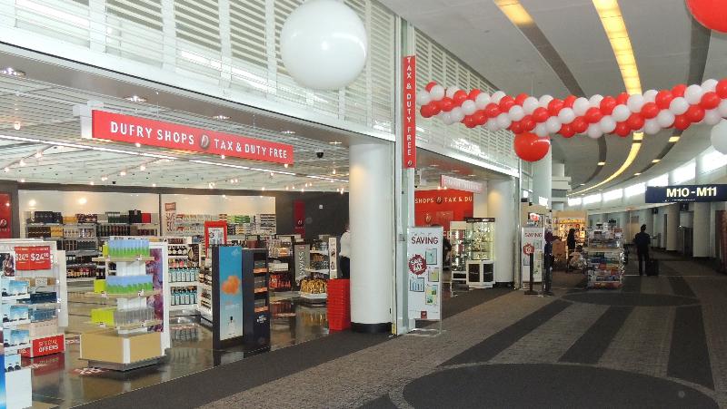 Dufry store in ORD International Terminal