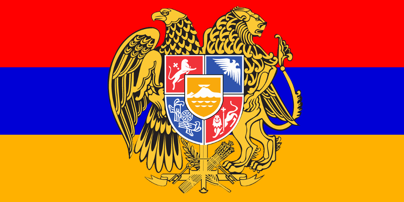 Armenian Flag and Coat of Arms