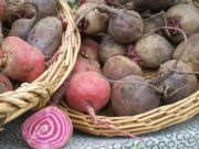 beets in baskets