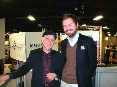 Phil Keaggy at NRB 2012 with LeSea TV's Drew Sumrall
