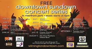 Downtown Sundown Concert List