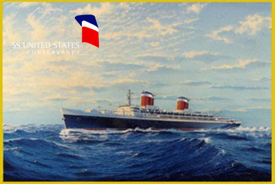 "SS United States" by James A. Flood