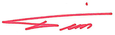 Tk Signature red