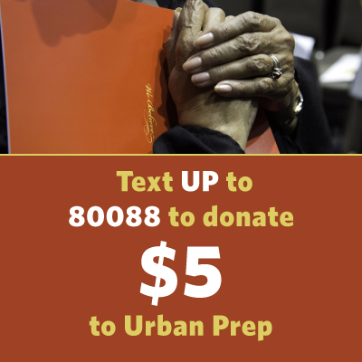 Text $5 to Urban Prep