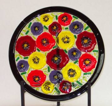 Poppin Poppies Plate