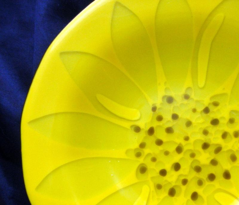 Sunflower Silhouette Bowl