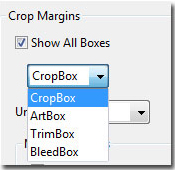 Adobe Acrobat 9: Crop areas