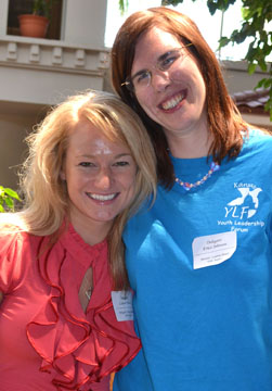 KSYLF Delegate, Erica, with her mentor Lauren