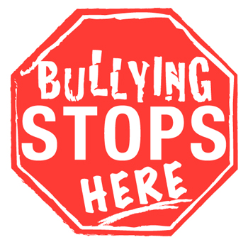 stop sign- Bullying stops here