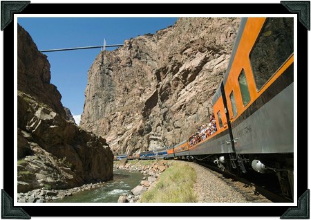 Royal Gorge Route Railroad from Track
