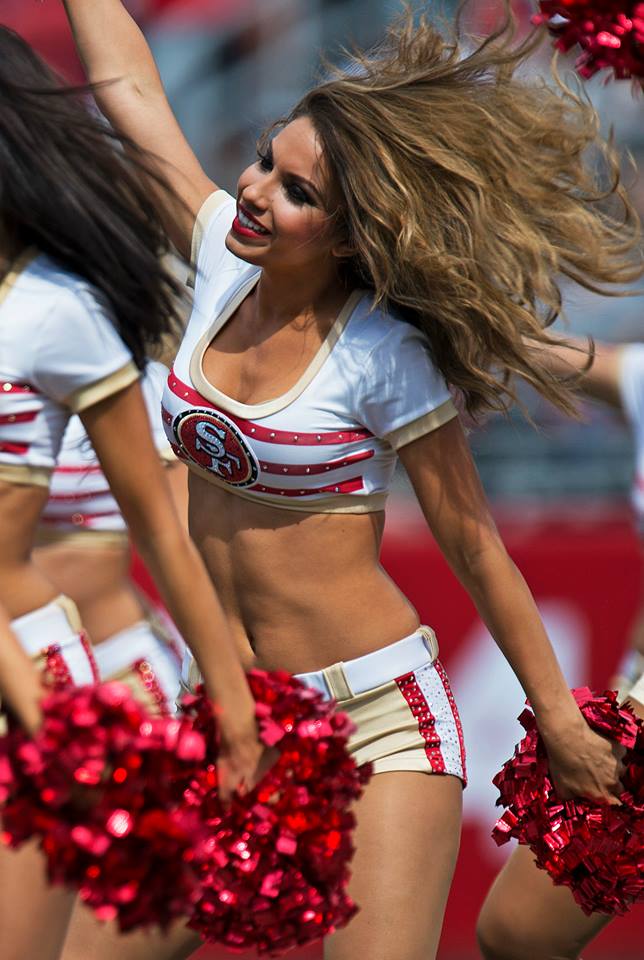 Kenny Karst - 49ers cheerleaders - 9-2014