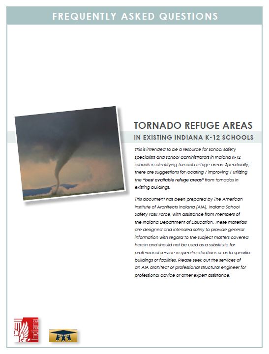 Tornado Refuge Areas in Existing Indiana K-12 Schools