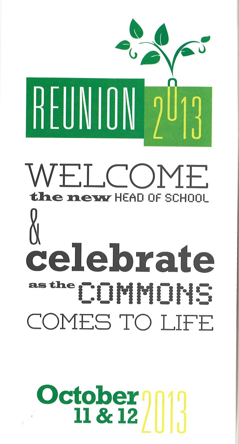Reunion 2013 invitation