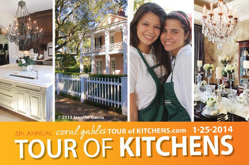 2014 Coral Gables Tour of Kitchens flyer front